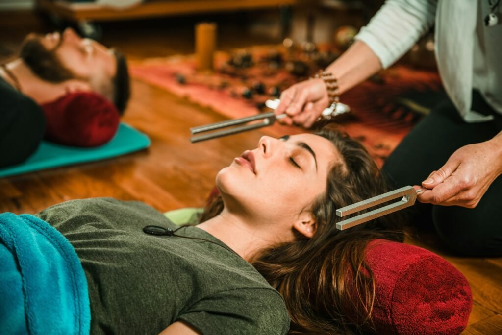 Tuning fork in sound therapy