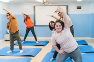 Inclusive Yoga Class Embraces Joyful Movement Together